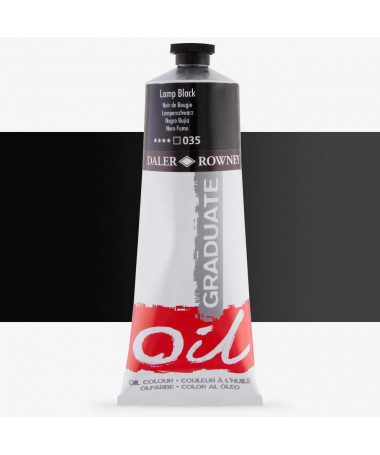 NGJYRA VAJI GRADUATE 200ML LAMP BLACK 035 DALER ROWNEY