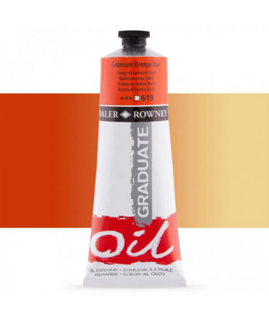 NGJYRA VAJI GRADUATE 200ML CADMIUM ORANGE HUE 619 DALER ROWNEY