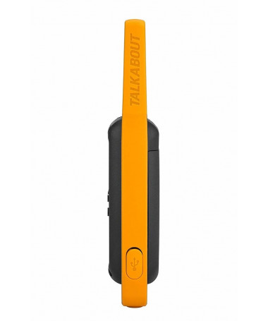 Motorola Talkabout T82 Extreme Quad Pack two-way radio 16 channels Black/Orange