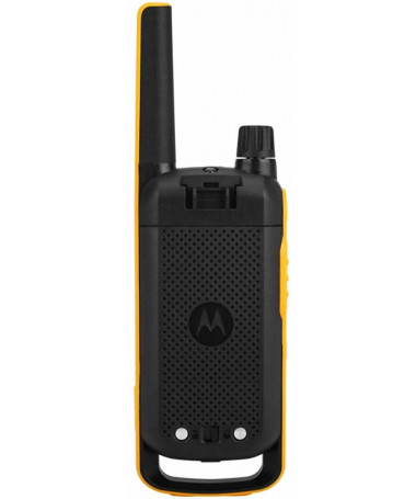 Motorola Talkabout T82 Extreme Quad Pack two-way radio 16 channels Black/Orange