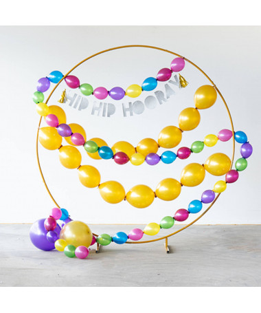 BALONA GARLAND ME NGJYRA TË NDRYSHME 16cm 1/12 FOLAT