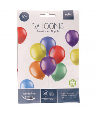 BALONA TRANSLUCENT BRIGHTS 33cm 1/10 FOLAT