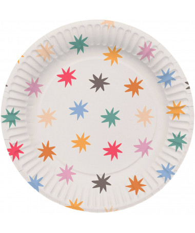 PJATË LETRE STARBURST 23cm 1/8 FOLAT