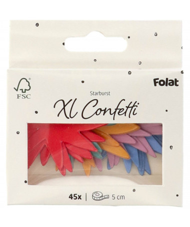 KONFETI XL STARBURST 1/45 FOLAT