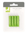 BATERI AAA LR03 SUPER ALKALINE 1/4 Q-CONNECT