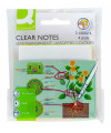 INFO NOTES 75X75 50fl. TRANSPARENT COLOR MIX Q-CONNECT