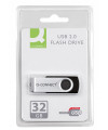 USB MEMORJE 32GB 2.0 SILVER/BLACK Q-CONNECT
