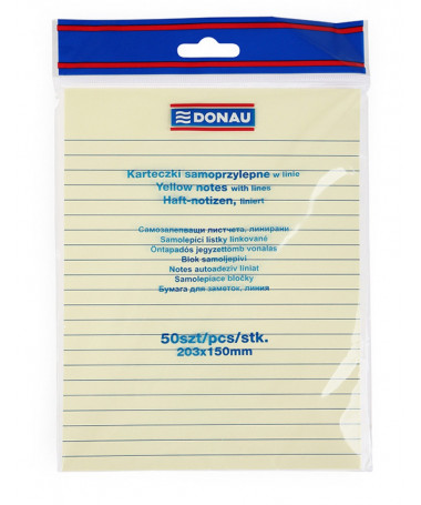 INFO NOTES 150X203 50 fl. VERDHE RULED DONAU
