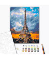 PAINT BY NUMBERS IRON LADY OF PARIS BRUSHME