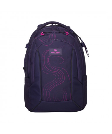 ÇANTË SHKOLLORE CAMPUS NEO FREQUENCY PURPLE WALKER SCHNEIDERS