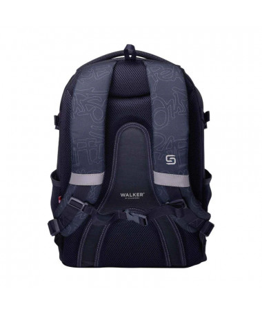 ÇANTË SHKOLLORE FAME 2.0 SUPER SKATE ANTHRACITE WALKER SCHNEIDERS