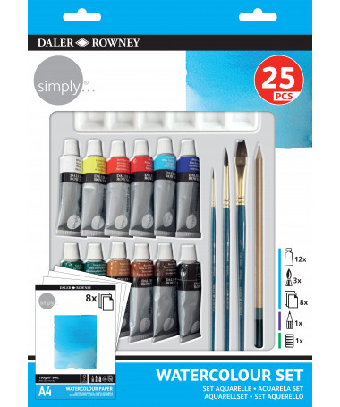 WATERCOLOUR PAINT SET 1/25 SIMPLY DALER
