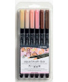 ART PEN AQUA BRUSH SKIN TONES SET 6pcs LYRA
