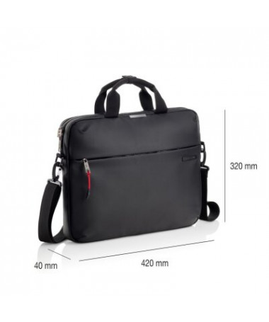 ÇANTË PËR LAPTOP 15.6 TO WORK BLACK MIQUELRIUS
