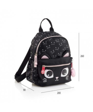 ÇANTË MINI CAT ZEZË MIQUELRIUS
