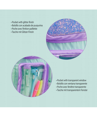 ÇANTË SHKOLLORE B2FUN TORQUOISE MIQUELRIUS