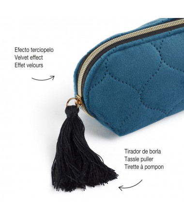 FOTROLLË OVALE VELVET BLUE BRITISH BLOOM MIQUELRIUS