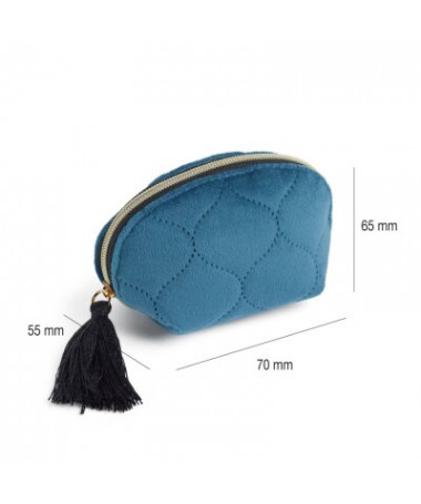 FOTROLLË E VOGEL COIN VELVET BLUE BRITISH BLOOM MIQUELRIUS