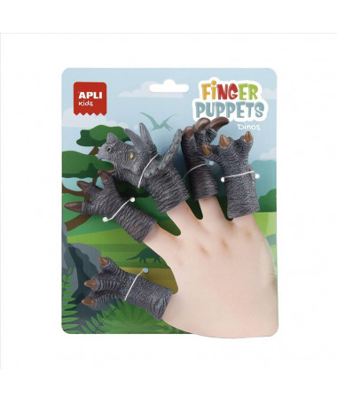 FINGER PUPPETS DINOS KALTËR E MBYLLËT APLI