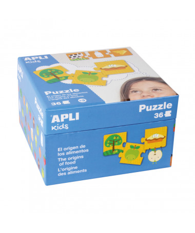 PUZZLE ORIGIN OF FOOD 1/36 APLI