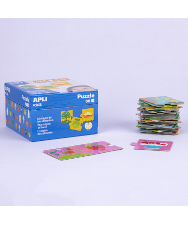 PUZZLE ORIGIN OF FOOD 1/36 APLI