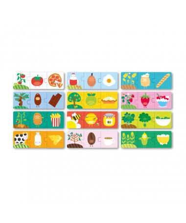 PUZZLE ORIGIN OF FOOD 1/36 APLI