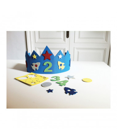 EVA FOAM BIRTHDAY CROWN e kaltër APLI