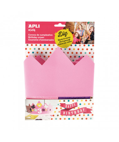 EVA FOAM BIRTHDAY CROWN Rozë APLI