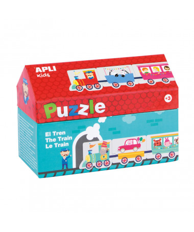 PUZZLE LITTLE HOUSE TRAIN 1/20 APLI