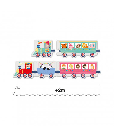 PUZZLE LITTLE HOUSE TRAIN 1/20 APLI