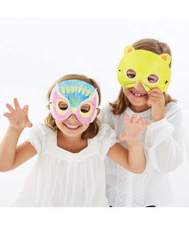 MASK PAINT AND COLOR ANIMALS 1/6 APLI
