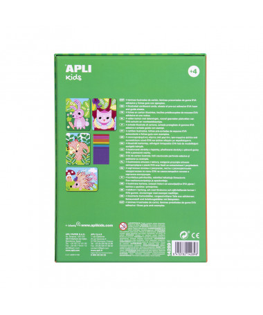 EVA FOAM MOSAIC ANIMALS 1/4 APLI