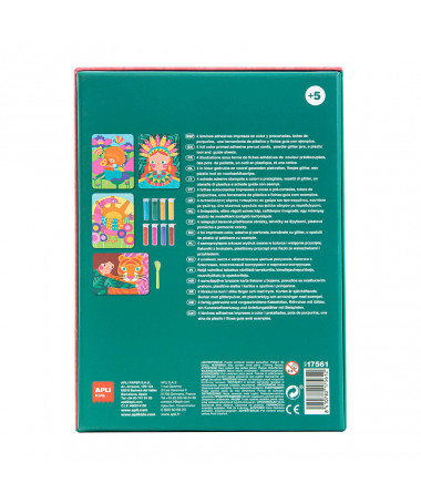 SET COLOR WITH GLITTER ART 1/8 APLI 