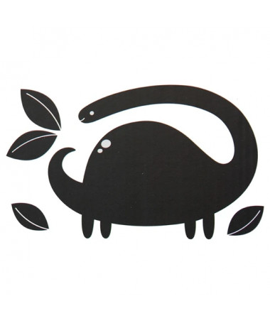 BLACK SHAPED ADHESIVE CHALKBOARDS DINO APLI