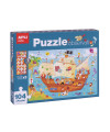 PUZZLE OBSERVATION PIRATE SHIP 1/104 APLI