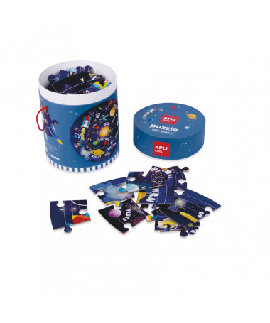 PUZZLE CIRCULAR SOLAR SYSTEM 1/48 APLI