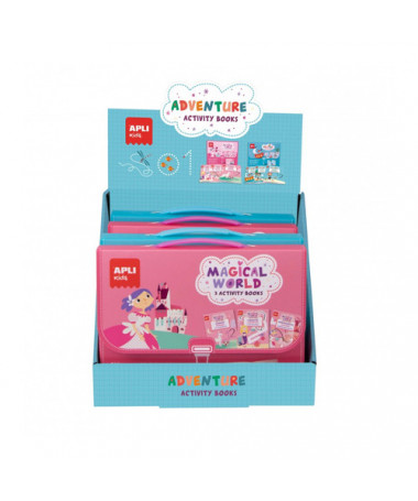THREE ACTIVITY BOOKS MAGICAL WORLD APLI