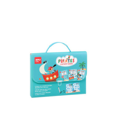 THREE ACTIVITY BOOKS PIRATES APLI
