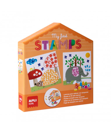 SET MY FIRST STAMPS HOUSE SHAPE APLI