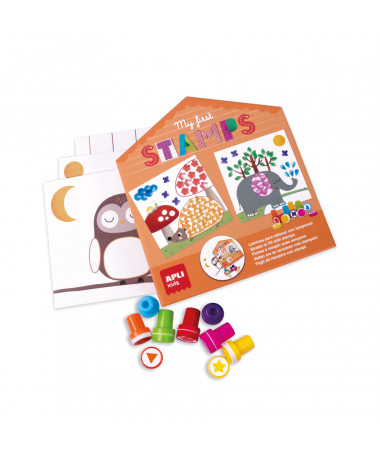 SET MY FIRST STAMPS HOUSE SHAPE APLI