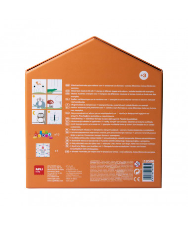 SET MY FIRST STAMPS HOUSE SHAPE APLI