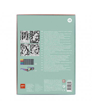SET COLORING 3D 1/20 APLI