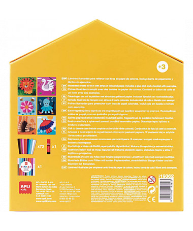 SET MY FIRST PAPER ART HOUSE SHAPE APLI