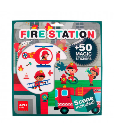 STICKERS GAME FIRE STATION APLI