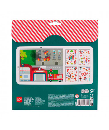 STICKERS GAME FIRE STATION APLI