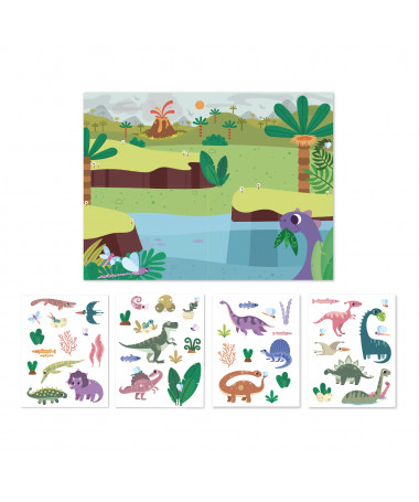 STICKERS GAME DINOSAURS APLI