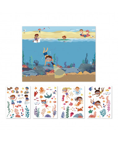 STICKERS GAME THE OCEAN APLI