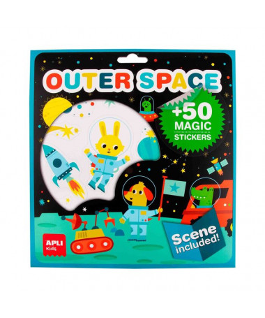 STICKERS GAME OUTER SPACE APLI