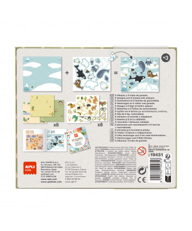 KUTI ME STIKERA ANIMALS AND THEIR HABITAT APLI