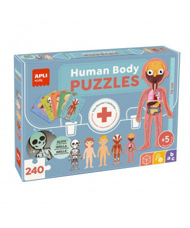 PUZZLE HUMAN BODY 1/240 APLI